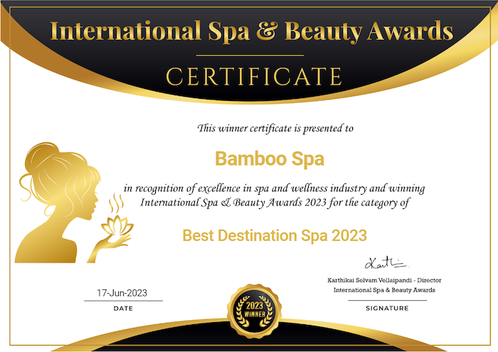 winner of Best Destination Spa 2023